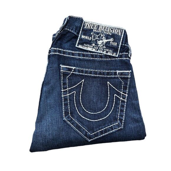 TRUE Religion Jeans Size 29 BOBBY BIG T Blue - Picture 8 of 8